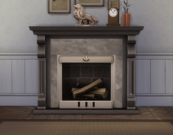 Sims 4 Victoriette Fireplace by plasticbox at TSR