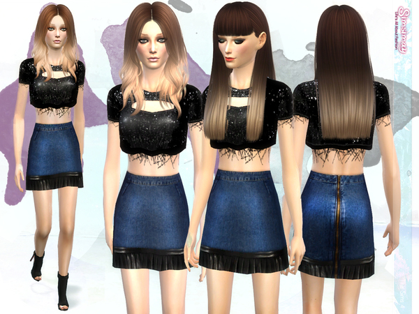 Sims 4 Chiara Outfit by Simsimay at TSR