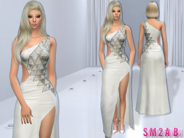 Sims 4 Designer dress by sims2fanbg at TSR