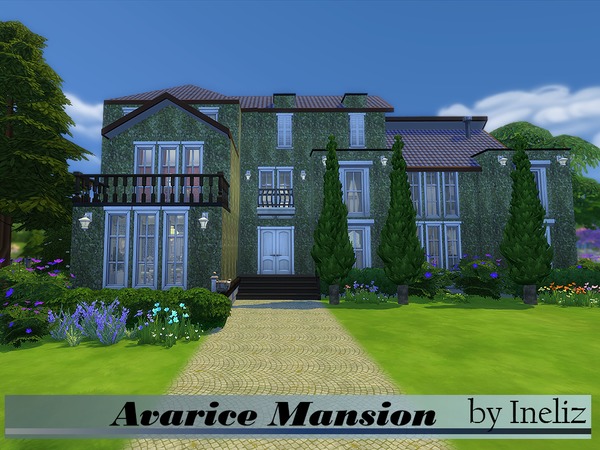 Sims 4 Avarice Mansion by Ineliz at TSR