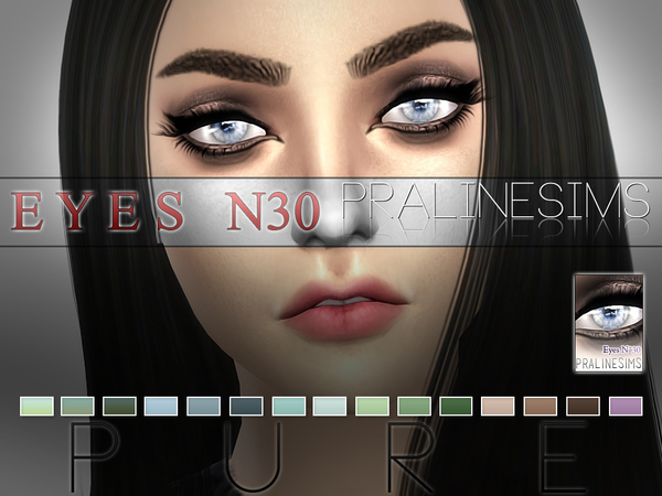 Sims 4 Pure Eyes N30 by Pralinesims at TSR