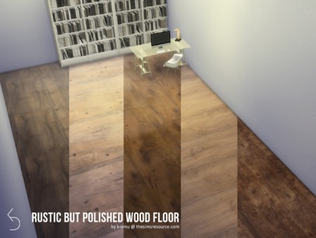 Rustic But Polished wood floor by k-omu at TSR