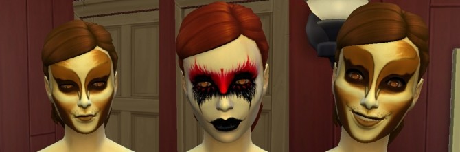 Sims 4 Halloween Face Paint by Simmiller at    select a Sites   