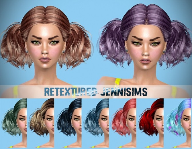 Sims 4 Butterflysims 88, Newsea Evergreen Hairs retextured at Jenni Sims