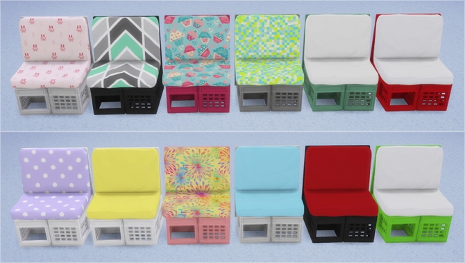 Crates Seating at Veranka » Sims 4 Updates