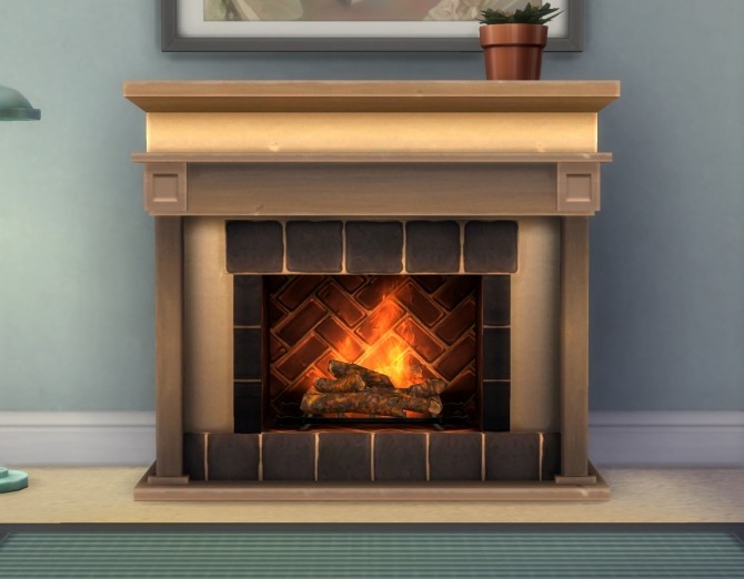 Sims 4 Manoir Classic Fireplace by plasticbox at Mod The Sims