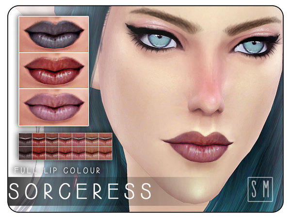 Sims 4 Sorceress Full Lip Colour by Screaming Mustard at TSR