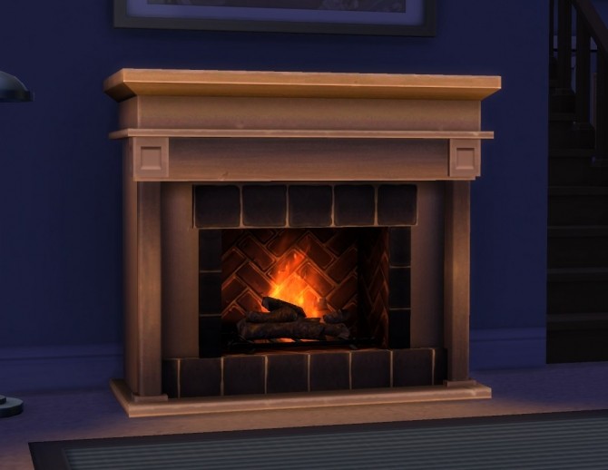 Sims 4 Manoir Classic Fireplace by plasticbox at Mod The Sims