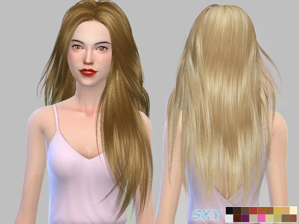 Sims 4 Mnik Hair 273 by Skysims at TSR