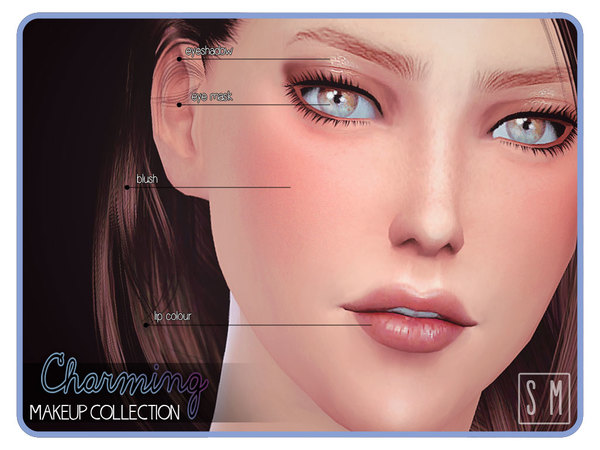 Sims 4 Charming Makeup Collection by Screaming Mustard at TSR