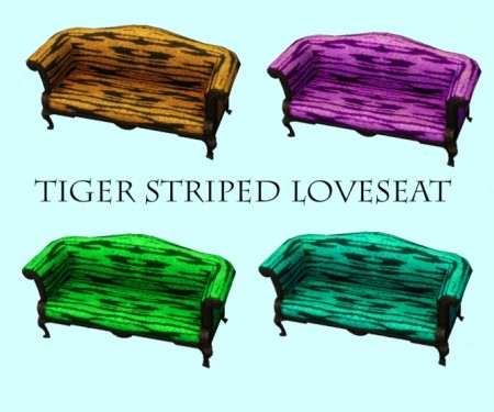 25 Fur Loveseats by Soff-32 at Mod The Sims