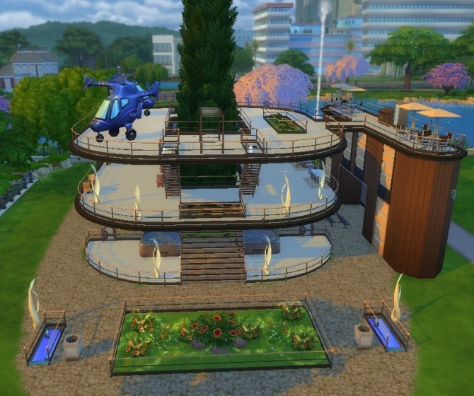 Sims 4 Parents and Children Spa park by Sauris at Mod The Sims