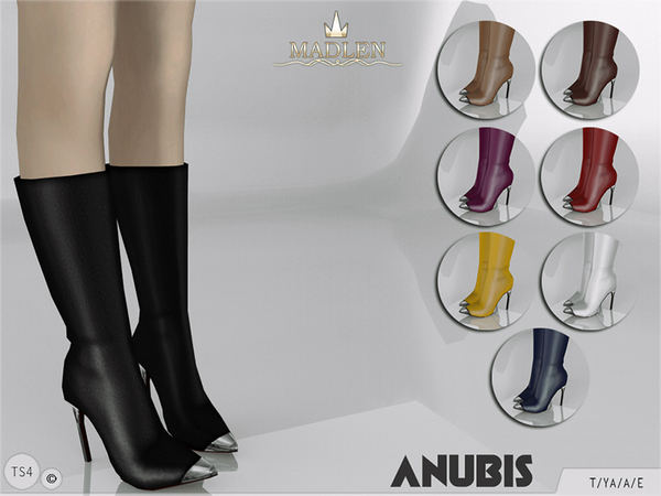 Sims 4 Madlen Anubis Boots by MJ95 at TSR