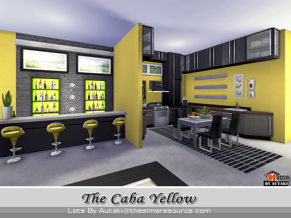 Sims 4 The Caba Yellow by autaki at TSR