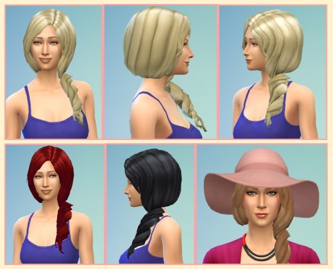 Sims 4 Amanda Hair at Birksches Sims Blog