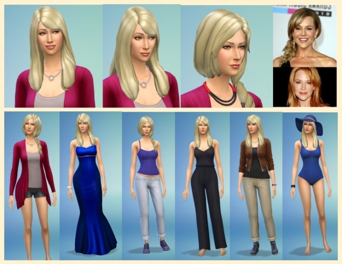 Sims 4 Julie Benz as Amanda Rosewater at Birksches Sims Blog