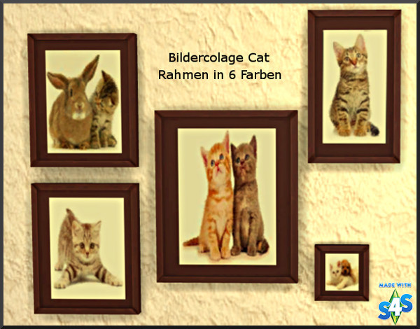 Sims 4 Cats paintings by Christine1000 at Sims Marktplatz