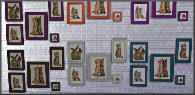 Sims 4 Cats paintings by Christine1000 at Sims Marktplatz