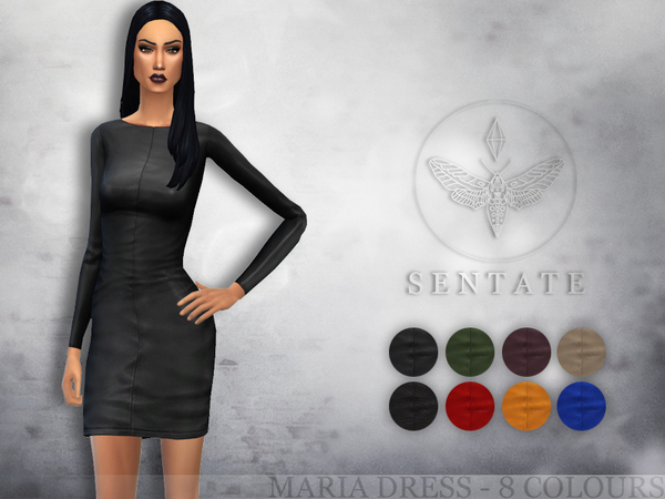 Sims 4 Maria Dress by Sentate at TSR