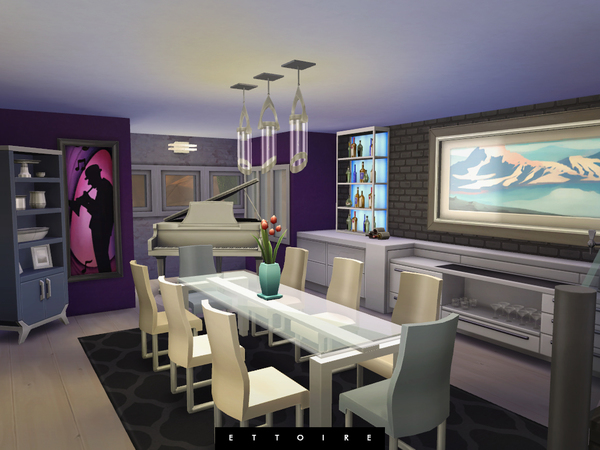 Sims 4 Mirage villa by Ettoire at TSR