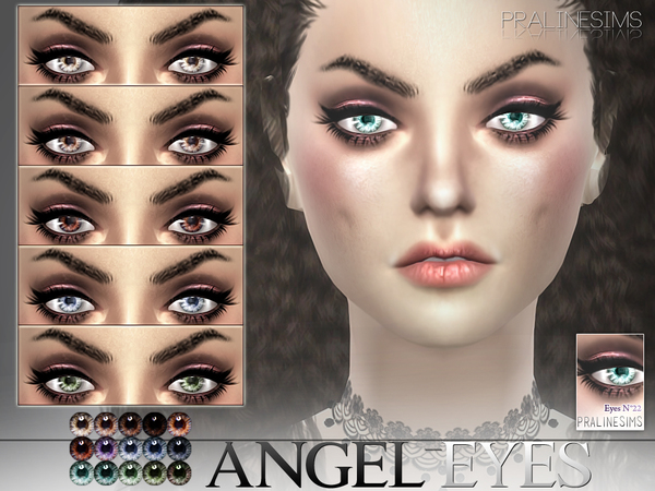 Sims 4 Angel Eyes N22 by Pralinesims at TSR
