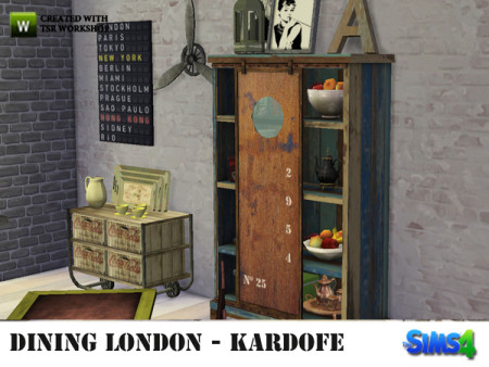London Dining by kardofe at TSR » Sims 4 Updates