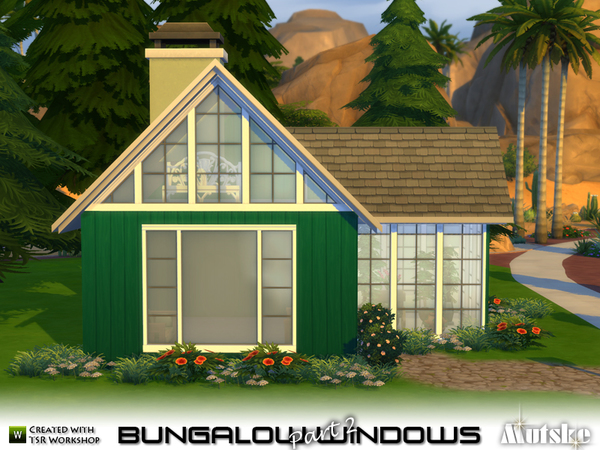 Sims 4 Bungalow Windows Part 2 by mutske at TSR
