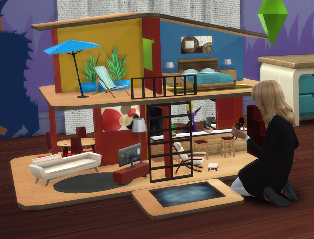 Sims 4 Large Toys, dollhouse and Mr.Potato at pqSims4