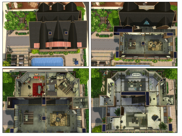 Sims 4 Loft Platinum by Danuta720 at TSR