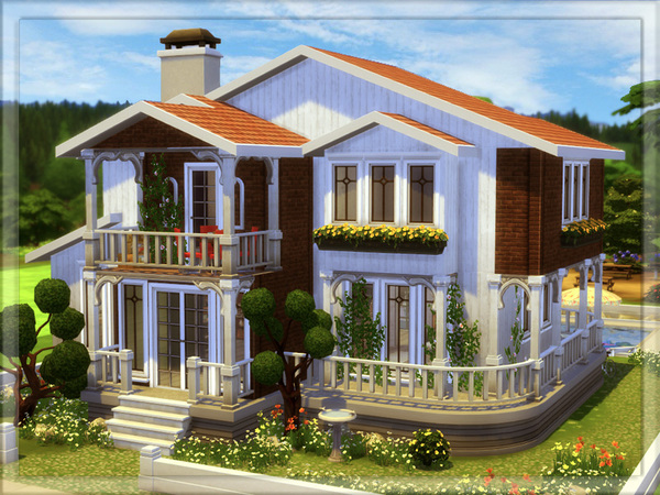 Sims 4 V |12 house by Vidia at TSR