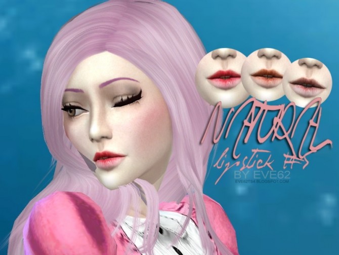 Sims 4 Lipstick #5 at EVE62’s creations