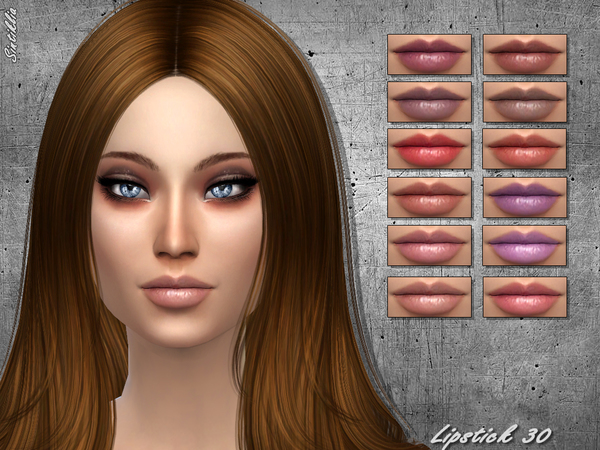 Sims 4 Lipstick 30 by Sintiklia at TSR