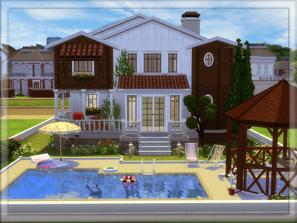 Sims 4 V |12 house by Vidia at TSR