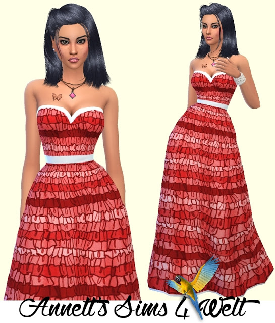 Sims 4 Prom Dress part 4 at Annett’s Sims 4 Welt