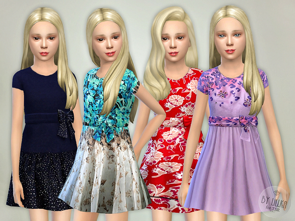 Sims 4 Designer Dresses Collection P02 by lillka at TSR