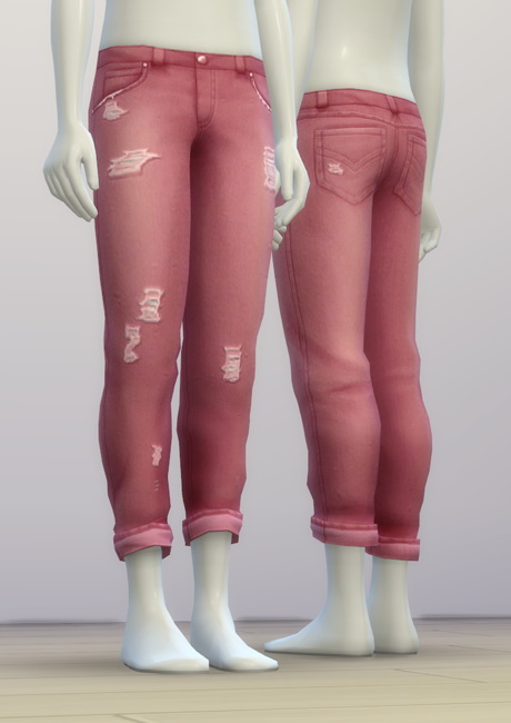 Sims 4 SP03 Distressed Jeans Edit M at Rusty Nail