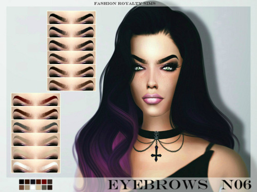 Sims 4 Eyebrows N06 at Fashion Royalty Sims