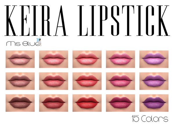 Sims 4 Keira Lipstick by Ms Blue at TSR
