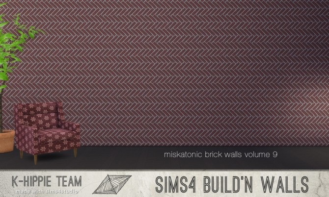 Sims 4 7 Brick Walls Miskatonic volume 9 at K hippie