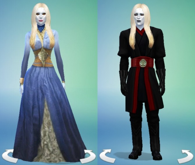 Sims 4 Princess Nuala and Prince Nuada Silverlance by ThePinkPanther83 at Mod The Sims