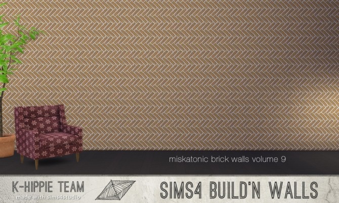 Sims 4 7 Brick Walls Miskatonic volume 9 at K hippie