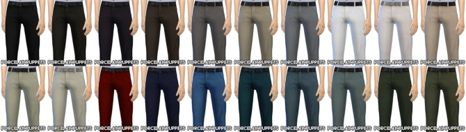 Male pants and shirt at Porcelain Warehouse » Sims 4 Updates