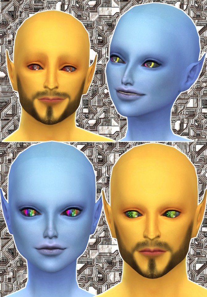Sims 4 Tech style eyes by Erling1974 at Mod The Sims