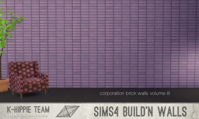 Sims 4 7 Brick Walls Corporation volume 8 at K hippie