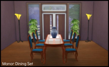 TS2 to TS4 Manor Dining Set by Elias943 at Mod The Sims