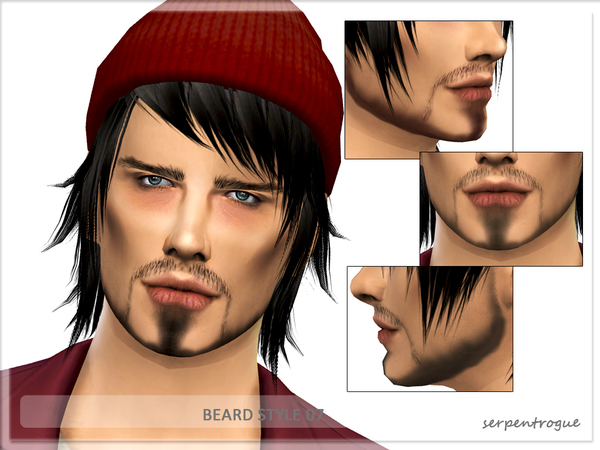 Sims 4 Beard Style 07 by Serpentrogue at TSR