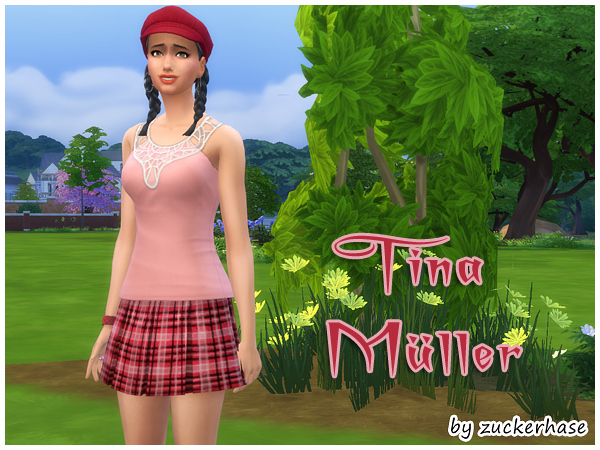 Sims 4 Tina Müller by zuckerhase at Akisima