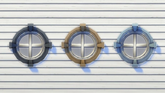 Sims 4 Two tile Pessimist’s Porthole by plasticbox at TSR