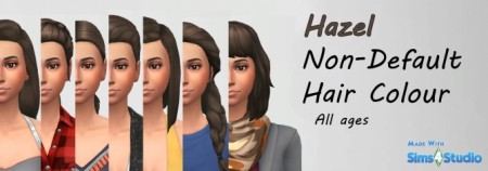Hazel Hair Colour Non-Default by Jeeep200 at Mod The Sims