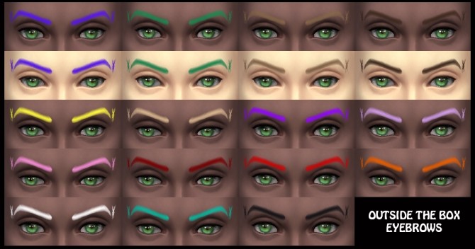 Sims 4 3 Eyebrows by Simmiller at Mod The Sims